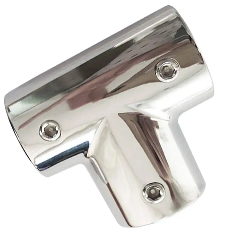 Для лодок, морская 90-градусная фурнитура из нержавеющей стали, прочный тройник, рельсовый фитинг 22,6 мм, морские металлические поручни 7/8 дюйма, 3-ходовые серебряные
Для лодок, морская 90-градусная фурнитура из нержавеющей стали, прочный тройник, рельсовый фитинг 22,6 мм, морские металлические поручни 7/8 дюйма, 3-ходовые серебряные