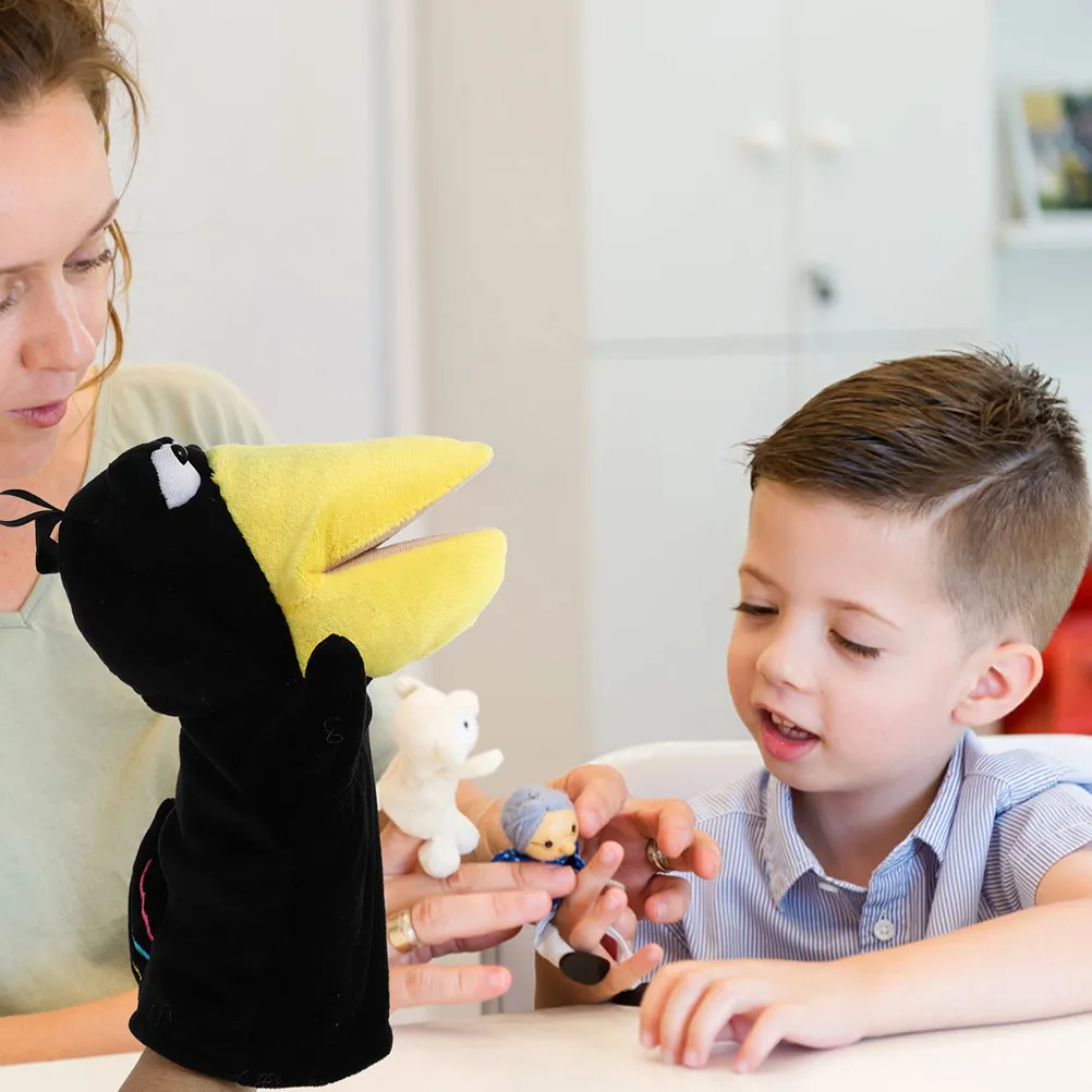 2Pcs Crow Hand Puppets Soft Cartoon Animal Interactive Storytelling Puppet for Kids Educational Fun Gifts Party Supplies
2Pcs Crow Hand Puppets Soft Cartoon Animal Interactive Storytelling Puppet for Kids Educational Fun Gifts Party Supplies