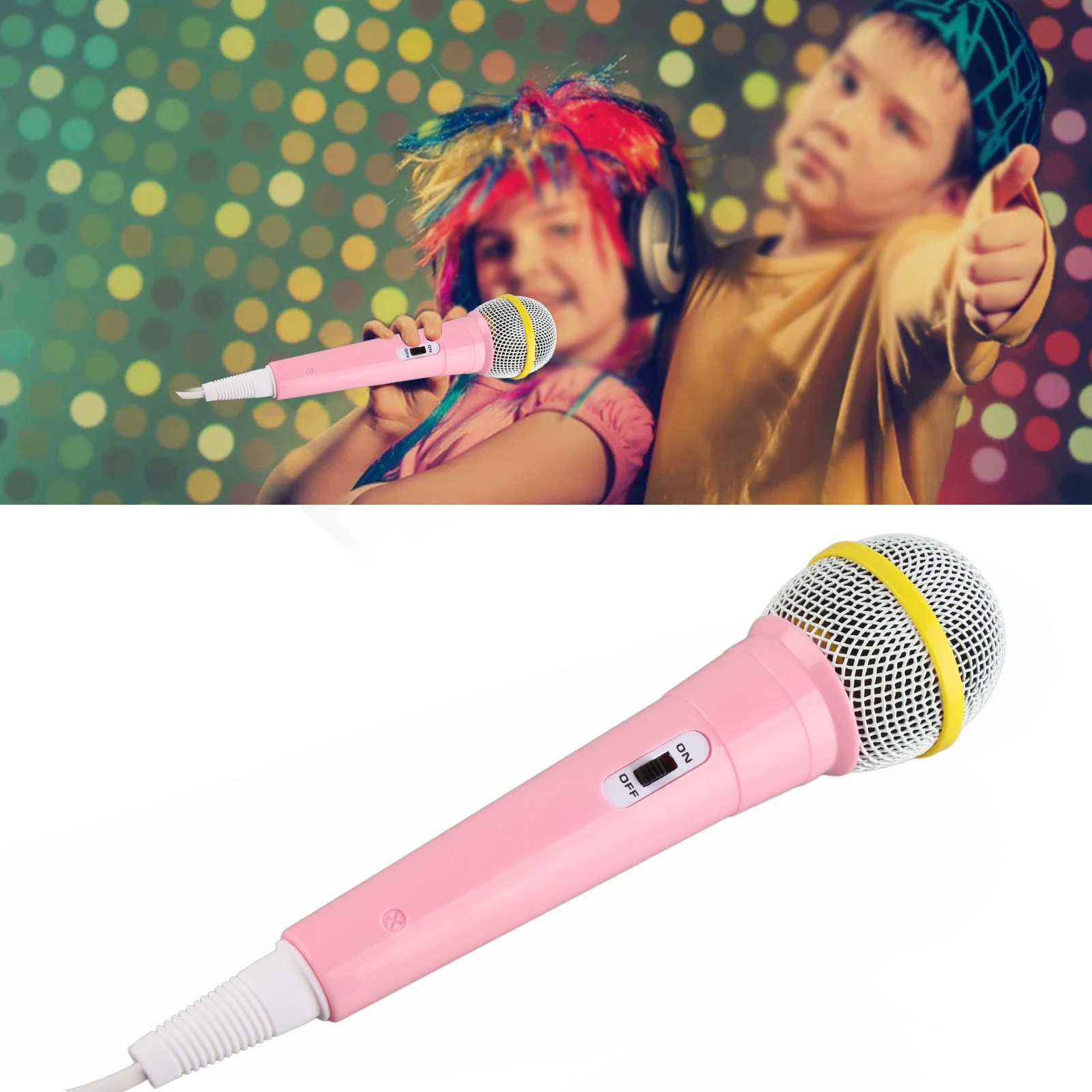 ZK30 Kids Wired Microphone 3.5mm Plug Low Distortion Portable Music Toy Children Singing Mic for Karaoke Family Party Pink
ZK30 Kids Wired Microphone 3.5mm Plug Low Distortion Portable Music Toy Children Singing Mic for Karaoke Family Party Pink