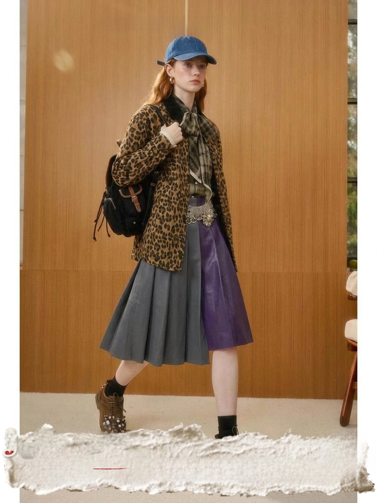 Khaki Outerwear Women's Loose Casual Sle Retro Leopard Print Top by with Flower Vase ×LAB New Autumn 2025 Faion
Khaki Outerwear Women's Loose Casual Sle Retro Leopard Print Top by with Flower Vase ×LAB New Autumn 2025 Faion