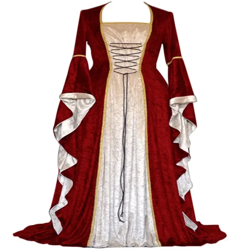 Purim Long Dress Women Renaissance Costume Vintage Clothes Queen Cosplay Outfit Long Skirts Retro Gown for New Year
Purim Long Dress Women Renaissance Costume Vintage Clothes Queen Cosplay Outfit Long Skirts Retro Gown for New Year