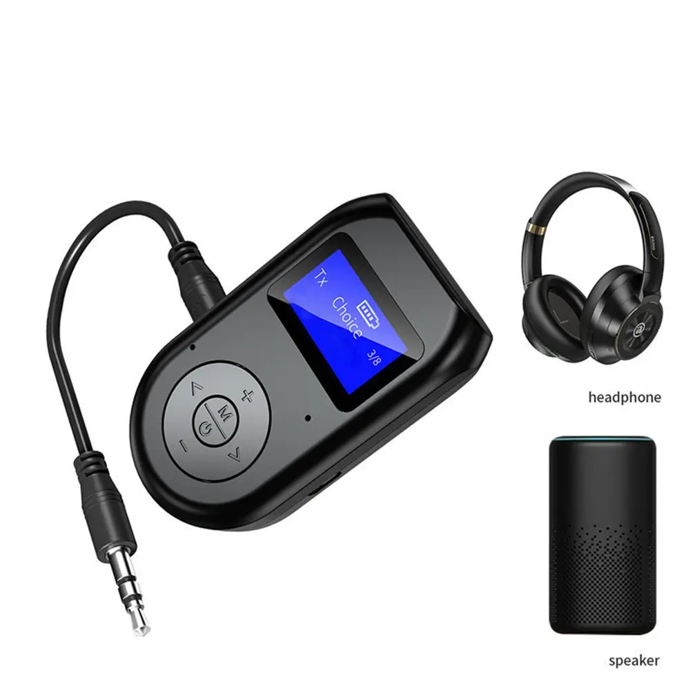 2-in-1 LCD Display Receiver Transmitter Bluetooth Adapter TX/RX Wireless Music Adapter For Mp3/mp4/Headphone Dropshipping
2-in-1 LCD Display Receiver Transmitter Bluetooth Adapter TX/RX Wireless Music Adapter For Mp3/mp4/Headphone Dropshipping