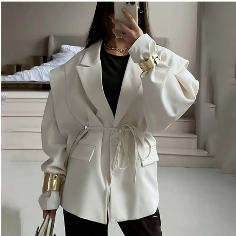 European American Women's Clothing 2026 New Cross-border Fashion Casual Versatile Solid Collar Belted Fitted Mini Suit Jacket
European American Women's Clothing 2026 New Cross-border Fashion Casual Versatile Solid Collar Belted Fitted Mini Suit Jacket