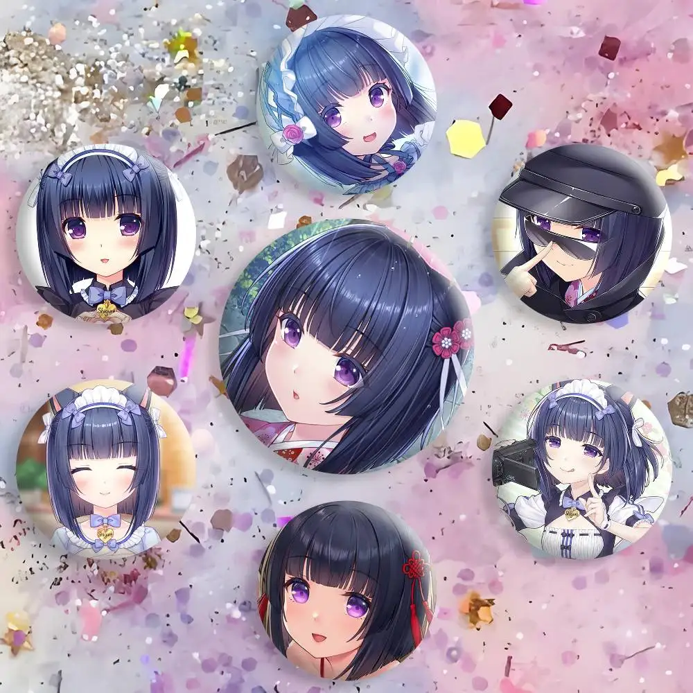 S-Shigure N-NEKOPARA OVA Button Pins Backpack Clothing Decor Brooch Badge Jewelry Gifts for Kids
S-Shigure N-NEKOPARA OVA Button Pins Backpack Clothing Decor Brooch Badge Jewelry Gifts for Kids