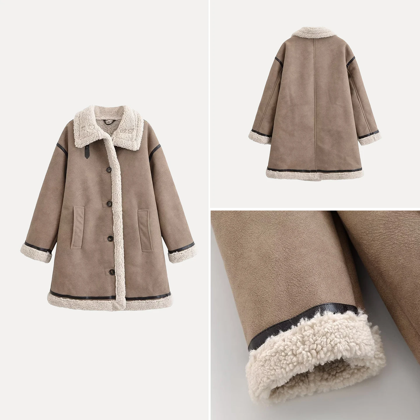 Faionable Double-Sided Buttoned Coat Women's Sle Versatile Autumn 2025 Z Brand Woolen Outerwear Classic Design
Faionable Double-Sided Buttoned Coat Women's Sle Versatile Autumn 2025 Z Brand Woolen Outerwear Classic Design