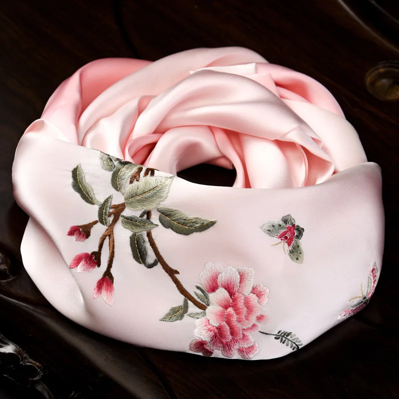 Suzhou Embroidery Scarf Women's Xiumei National Style Gift Cheongsam
Suzhou Embroidery Scarf Women's Xiumei National Style Gift Cheongsam