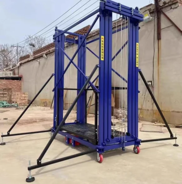 -Electric Lifting Scaffold Lift Fully Automatic Folding Climbing Platform 5 Meters 6 Meters Small Cargo Elevator Hoist
-Electric Lifting Scaffold Lift Fully Automatic Folding Climbing Platform 5 Meters 6 Meters Small Cargo Elevator Hoist