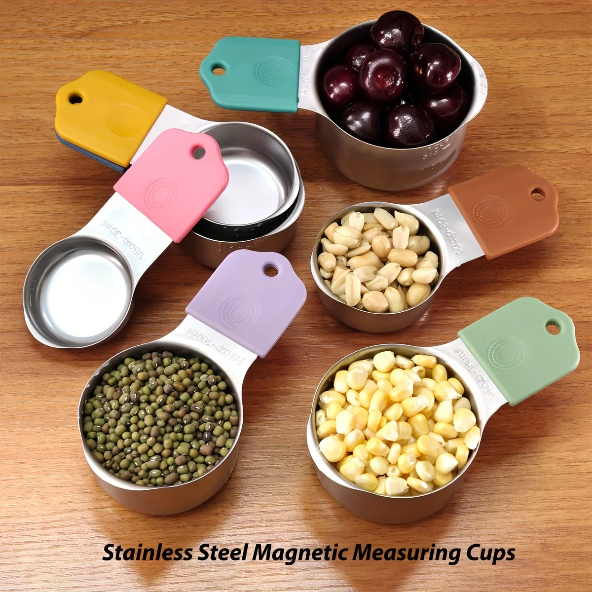 7-Piece Stainless Steel Measuring Cups Set - Effortless Stacking, Space-Saving , Precise Baking & Cooking, Rust-Resistant Kitch
7-Piece Stainless Steel Measuring Cups Set - Effortless Stacking, Space-Saving , Precise Baking & Cooking, Rust-Resistant Kitch