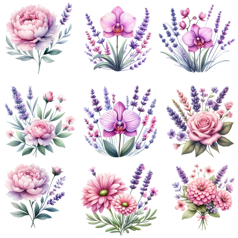 15 см детские акварельные лавандовые розовые цветы железные наклейки для переноса Diy DTF термопереносные наклейки футболка наклейки на одежду
15 см детские акварельные лавандовые розовые цветы железные наклейки для переноса Diy DTF термопереносные наклейки футболка наклейки на одежду