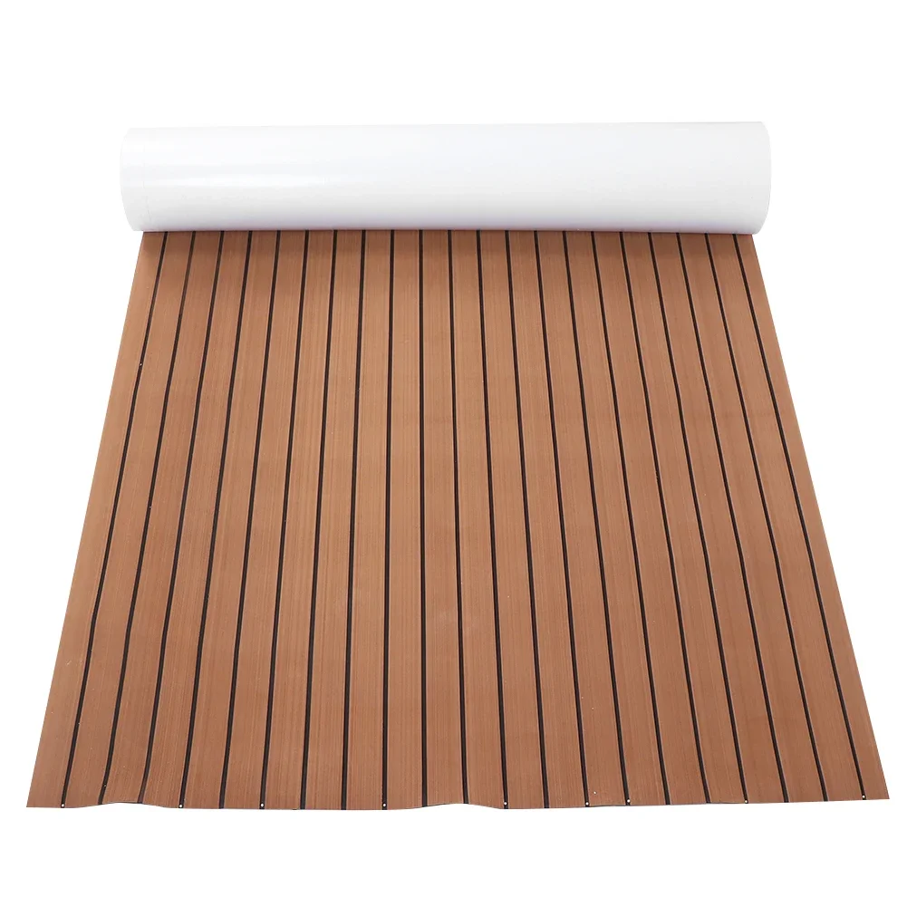 EVA Flooring Mat 120x240cm Non-Slip Self Adhesive Decking Pad for Boat Yacht Light Brown & Black Marine Flooring Accessory
EVA Flooring Mat 120x240cm Non-Slip Self Adhesive Decking Pad for Boat Yacht Light Brown & Black Marine Flooring Accessory