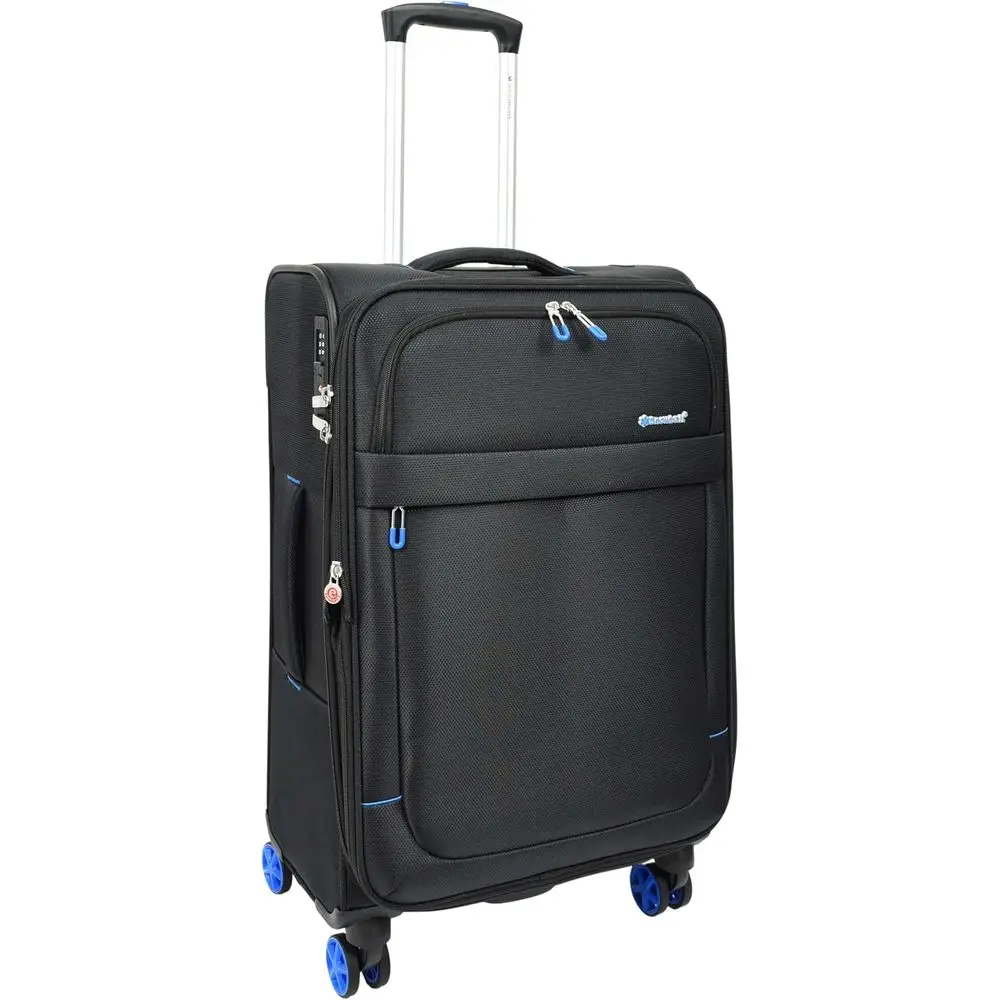 Medium Black 8-Wheel Spinner Suitcase, Expandable, Anti-Theft, TSA Lock, 103.16L Capacity
Medium Black 8-Wheel Spinner Suitcase, Expandable, Anti-Theft, TSA Lock, 103.16L Capacity