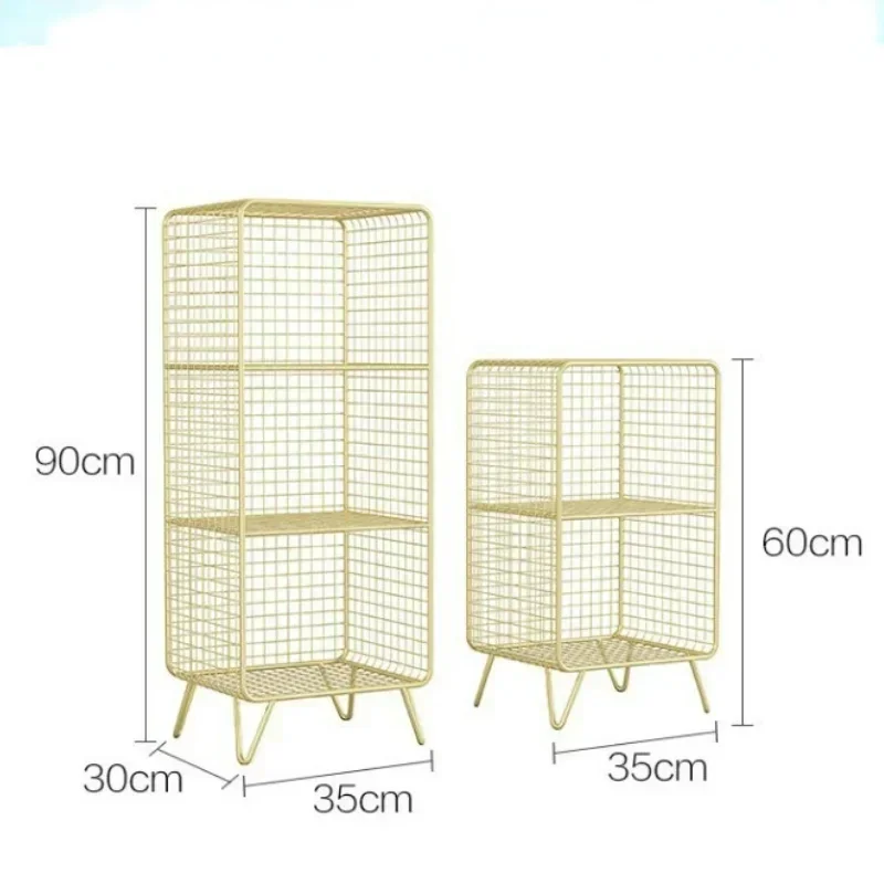 Cost-effective Modern Bookshelf Iron Grid Book Shelf Gold Storage Shelf Floor Multilayer Bedroom Bed Storage Libreria Scaffale
Cost-effective Modern Bookshelf Iron Grid Book Shelf Gold Storage Shelf Floor Multilayer Bedroom Bed Storage Libreria Scaffale