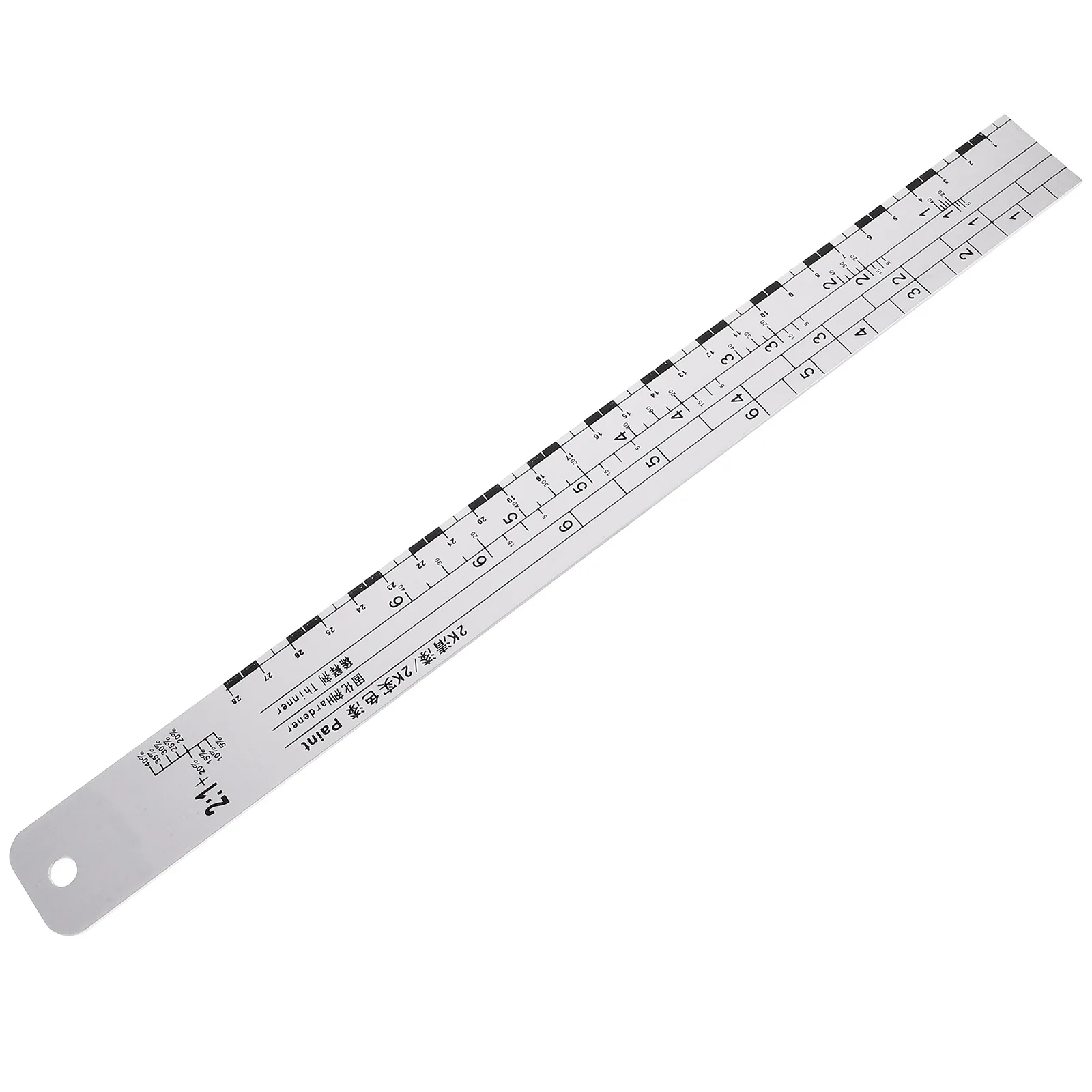 Stainless Steel Paint Mixing Ruler with Graduations Precision Measuring Tool for Auto Paint Mixing Stirring and Spraying
Stainless Steel Paint Mixing Ruler with Graduations Precision Measuring Tool for Auto Paint Mixing Stirring and Spraying