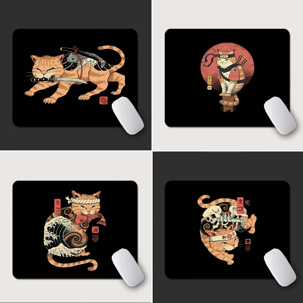 Japanese Samurai Cat Mousepad Small Office Computer Desk Mat Table Keyboard Big Mouse Pad Laptop Cushion Non-slip Deskpad Home
Japanese Samurai Cat Mousepad Small Office Computer Desk Mat Table Keyboard Big Mouse Pad Laptop Cushion Non-slip Deskpad Home