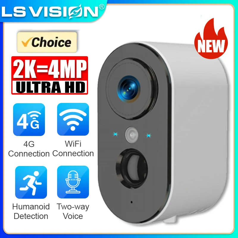 New Ubox 4G Security Camera Outdoor Wireless Battery Powered WiFi Cameras 2K Color Night Vision PIR Motion Detection 2-Way Audio
New Ubox 4G Security Camera Outdoor Wireless Battery Powered WiFi Cameras 2K Color Night Vision PIR Motion Detection 2-Way Audio