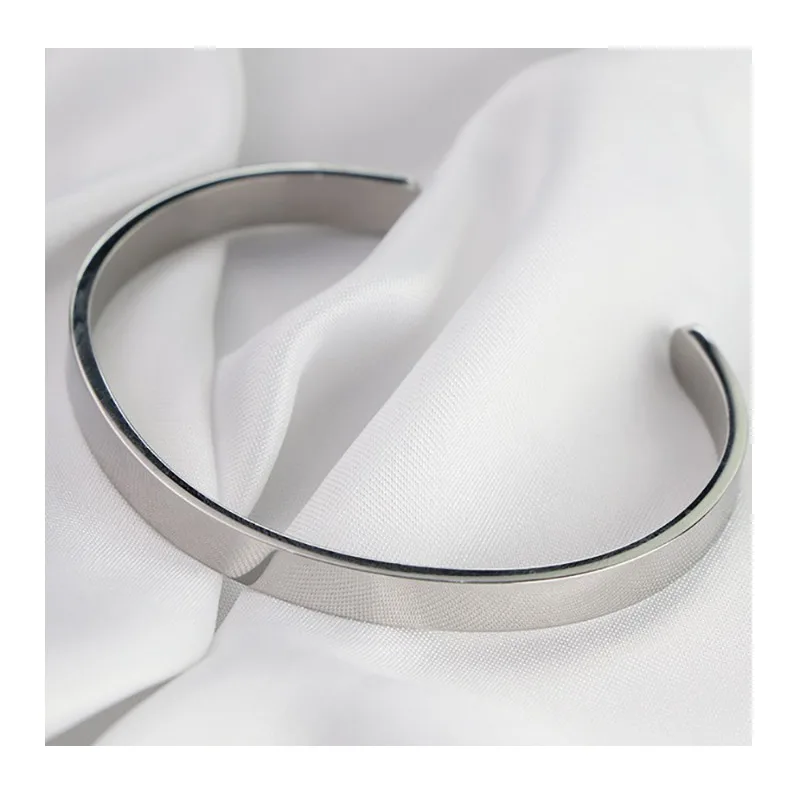 Open Titanium Steel Bracelet Simple Bracelet Stainless Steel Gold Steel Color Bracelet Jewelry Accessories Personality Trend
Open Titanium Steel Bracelet Simple Bracelet Stainless Steel Gold Steel Color Bracelet Jewelry Accessories Personality Trend