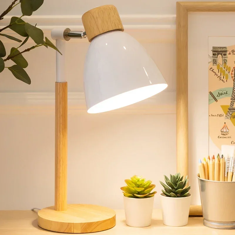 Creative Table Nordic Lamp Wooden Art LED Turn Head Simple Desk Lights/ Eye Protection Reading&Living Room Bedroom Home Decor
Creative Table Nordic Lamp Wooden Art LED Turn Head Simple Desk Lights/ Eye Protection Reading&Living Room Bedroom Home Decor
