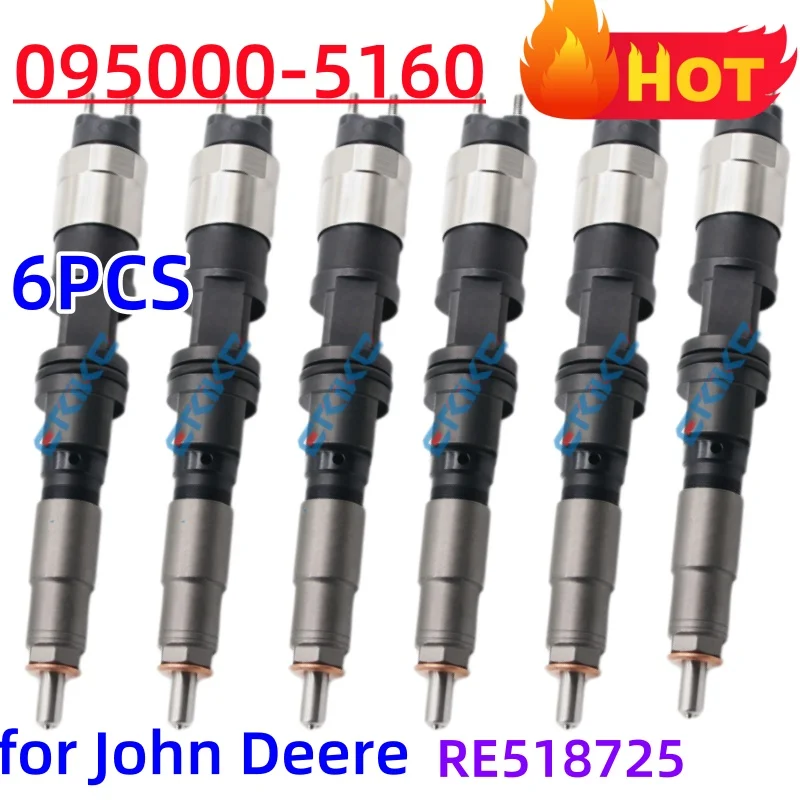 095000-5160 RE518725 Fuel Injector 0950005160 for John Deere 6081T RE518725 Fuel Aftermarket Parts ERIKC
095000-5160 RE518725 Fuel Injector 0950005160 for John Deere 6081T RE518725 Fuel Aftermarket Parts ERIKC