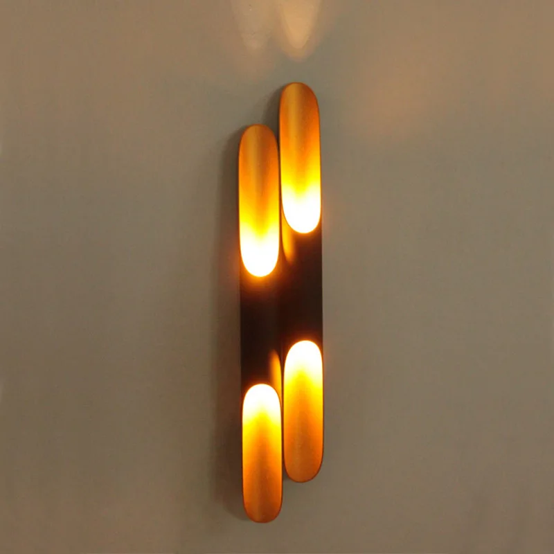 Rustic replica design lamp Delightfull Coltrane Retro Wall Lamp Black Gold Inclined Wall Light up down aluminum pipe wall lights
Rustic replica design lamp Delightfull Coltrane Retro Wall Lamp Black Gold Inclined Wall Light up down aluminum pipe wall lights