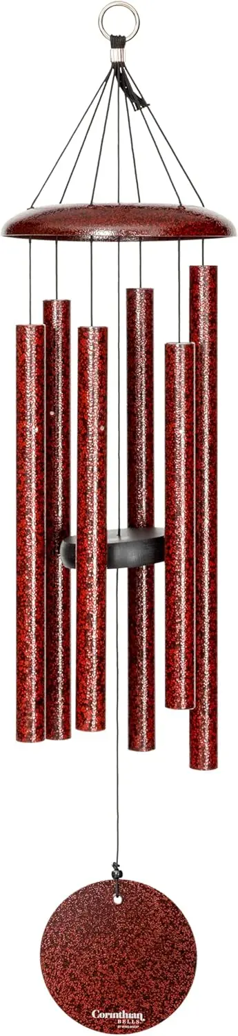 by Wind River - 30 inch Ruby Splash Wind Chime for Patio, Backyard, Garden, and Outdoor Decor (Aluminum Chime) Made in The USA
by Wind River - 30 inch Ruby Splash Wind Chime for Patio, Backyard, Garden, and Outdoor Decor (Aluminum Chime) Made in The USA