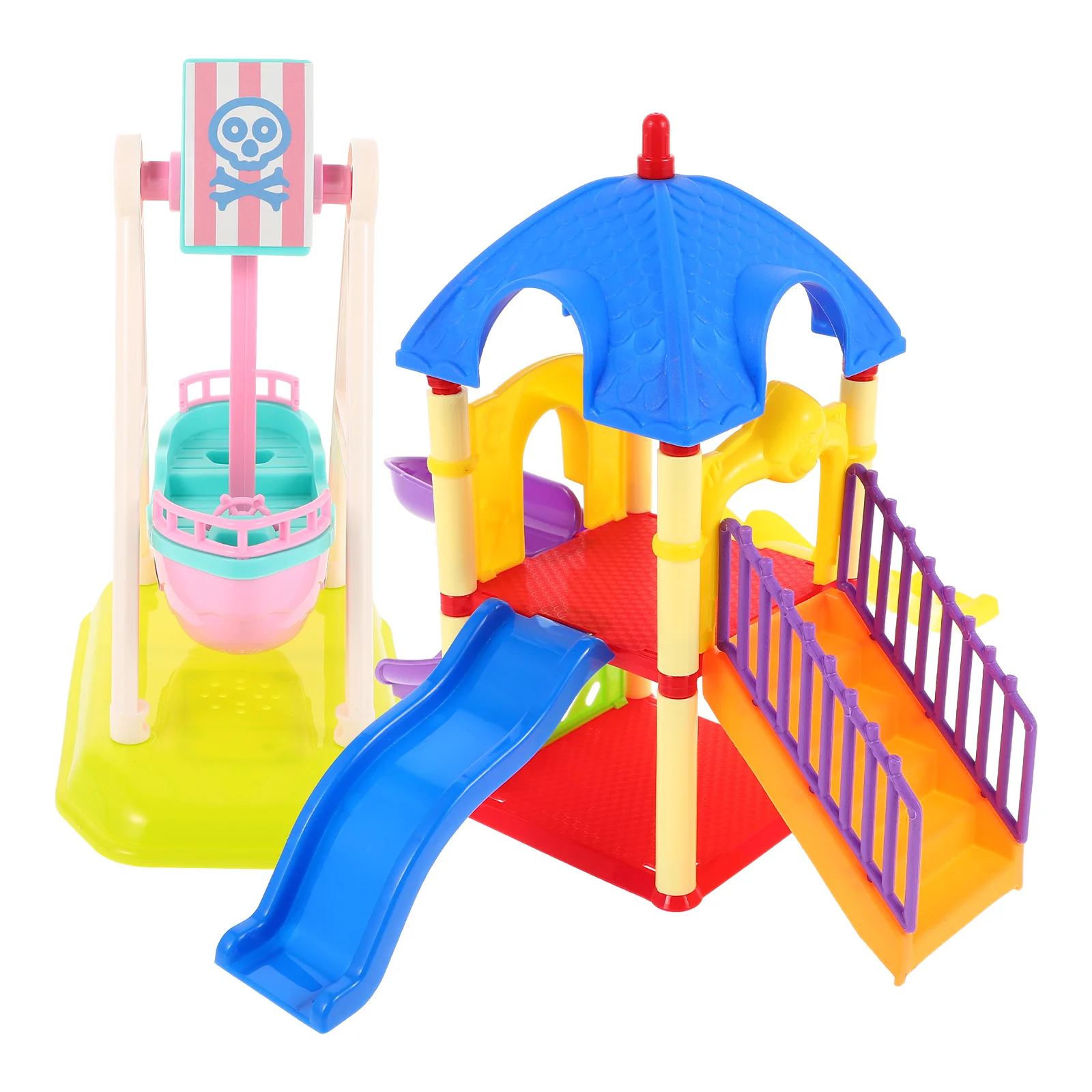 2pcs Slide Ship Mini Playground Toy Playhouse Accessories Mini Playground Dollhouse Decor Bright Colors
2pcs Slide Ship Mini Playground Toy Playhouse Accessories Mini Playground Dollhouse Decor Bright Colors