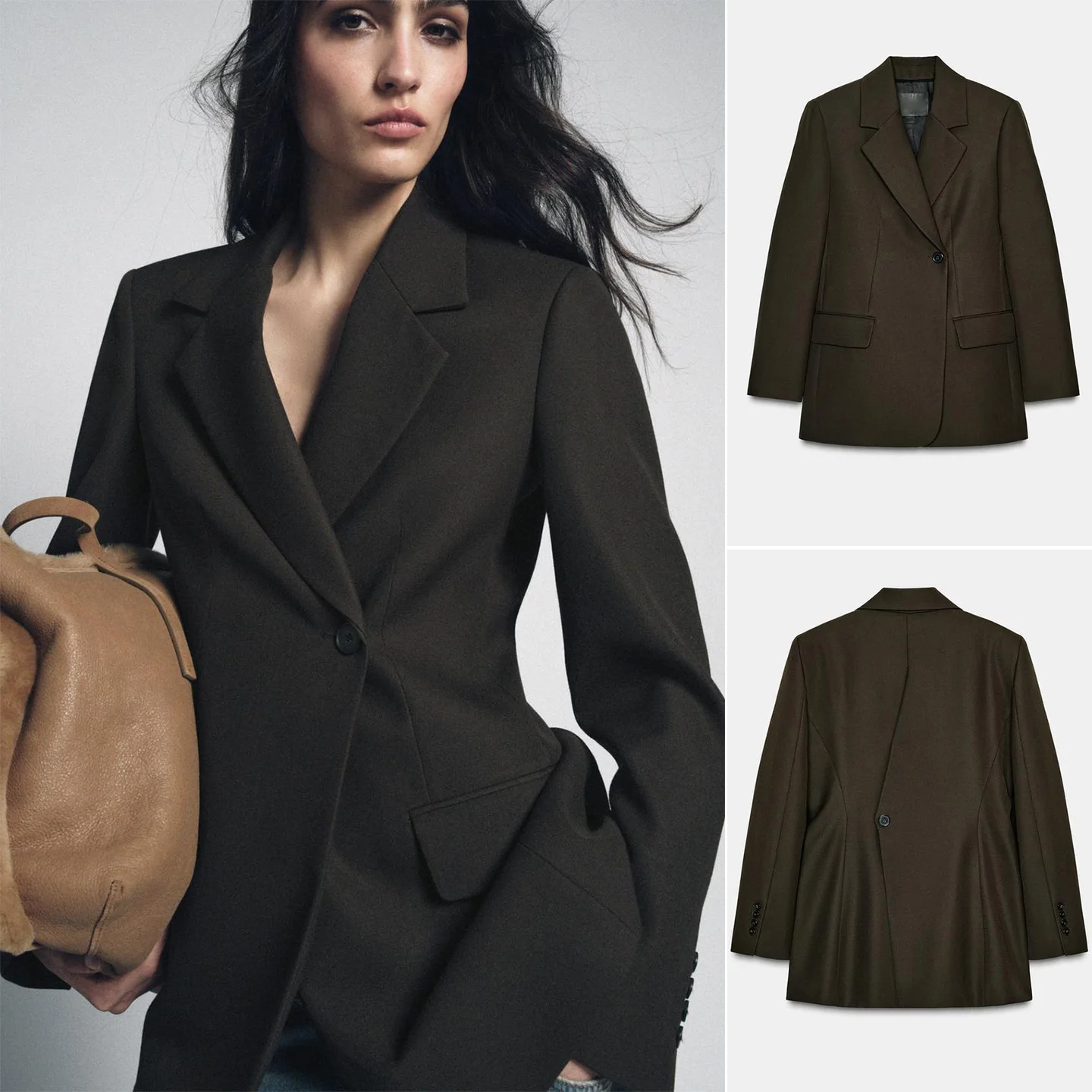 Winter New Women's Slim Fit Long Sve Notch Collar Suit Jaet Commute Sle with Flap ket Polyester Fiber Single Button
Winter New Women's Slim Fit Long Sve Notch Collar Suit Jaet Commute Sle with Flap ket Polyester Fiber Single Button