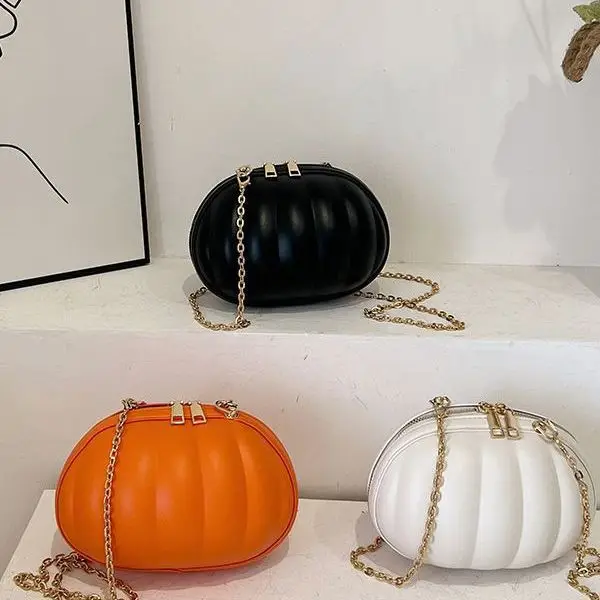 Halloween Pumpkin Bag Cartoon Fresh and Sweet Girl Personalized Hand-Body Crossbody Chain Small Round Bag
Halloween Pumpkin Bag Cartoon Fresh and Sweet Girl Personalized Hand-Body Crossbody Chain Small Round Bag