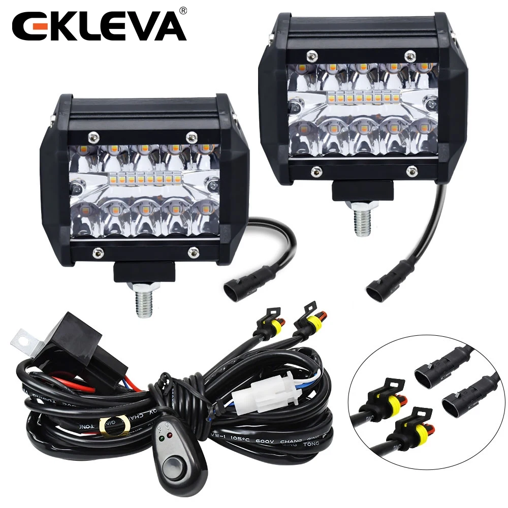 EKLEVA White/Yellow Strobe LED Light Bar/work Light 60W 120W LED Light Bar for Car Truck LADA ATV LED Lightbar Dual Color Strobe
EKLEVA White/Yellow Strobe LED Light Bar/work Light 60W 120W LED Light Bar for Car Truck LADA ATV LED Lightbar Dual Color Strobe