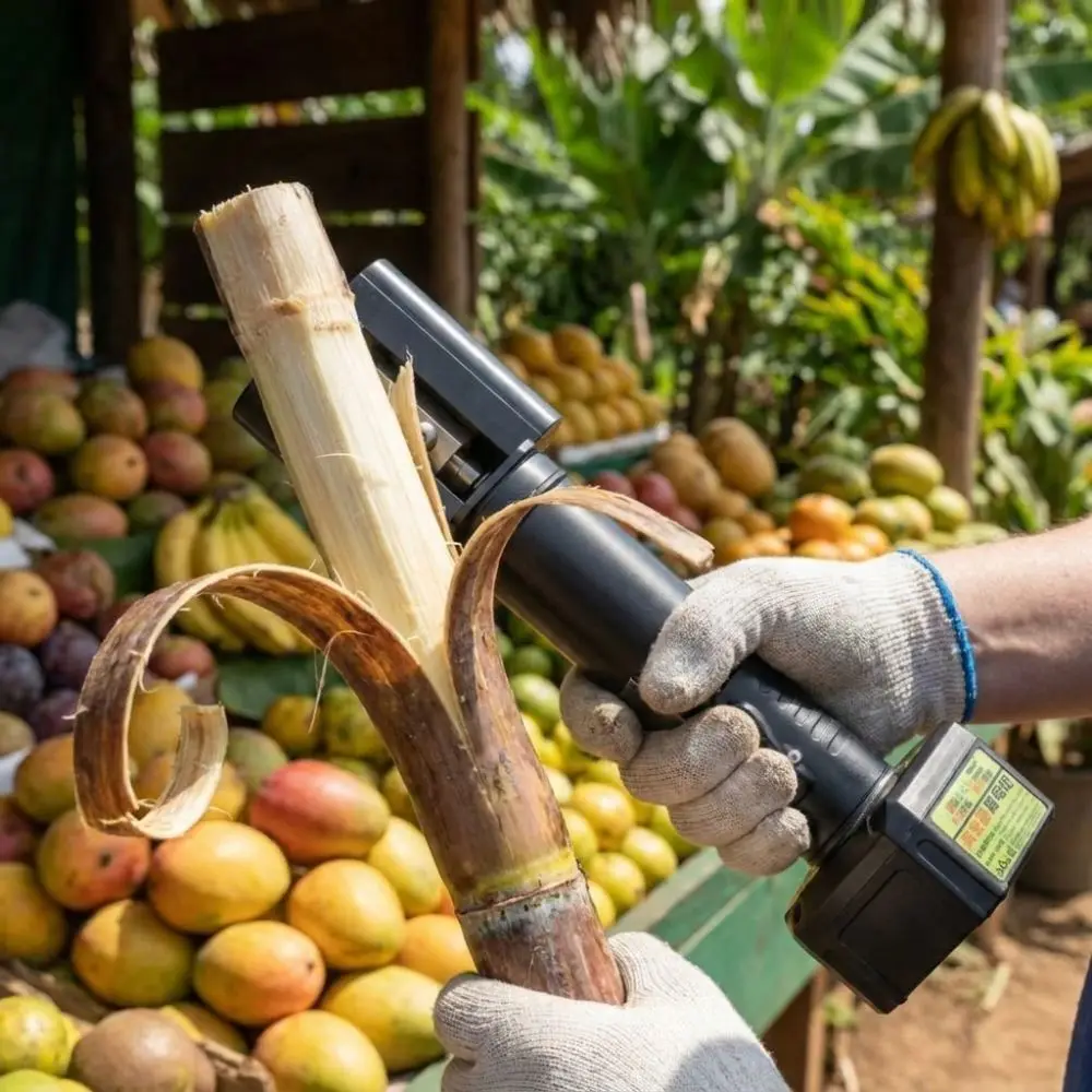 Professional Electric Sugarcane Peeler High Efficiency Anti-slip Hand Sugarcane Peeling Machine Peeler Equipment
Professional Electric Sugarcane Peeler High Efficiency Anti-slip Hand Sugarcane Peeling Machine Peeler Equipment