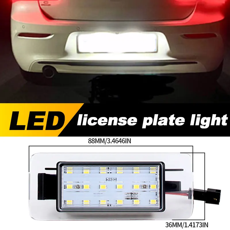 2PCS LED License Number Plate Lights Canbus White For GMC Yukon / Yukon XL 2015 2016 2017 2018 2019 2020 OEM:GM13590043
2PCS LED License Number Plate Lights Canbus White For GMC Yukon / Yukon XL 2015 2016 2017 2018 2019 2020 OEM:GM13590043
