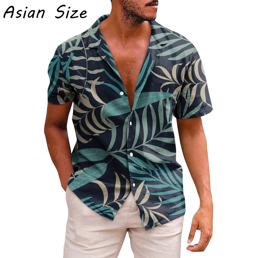 Men's Hawaiian Shirt Sunset Palm Tree Print Short Sleeve Lapel Collar Casual Summer Vacation Breathable Button Down Beach Tops
Men's Hawaiian Shirt Sunset Palm Tree Print Short Sleeve Lapel Collar Casual Summer Vacation Breathable Button Down Beach Tops