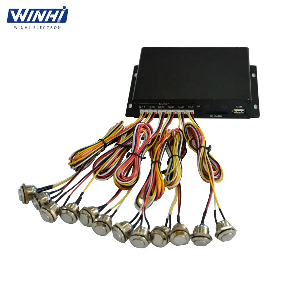 MPC1005-12 WINHI OEM/ODM 12 pcs media player with external button video player hd box media player classic loop
MPC1005-12 WINHI OEM/ODM 12 pcs media player with external button video player hd box media player classic loop
