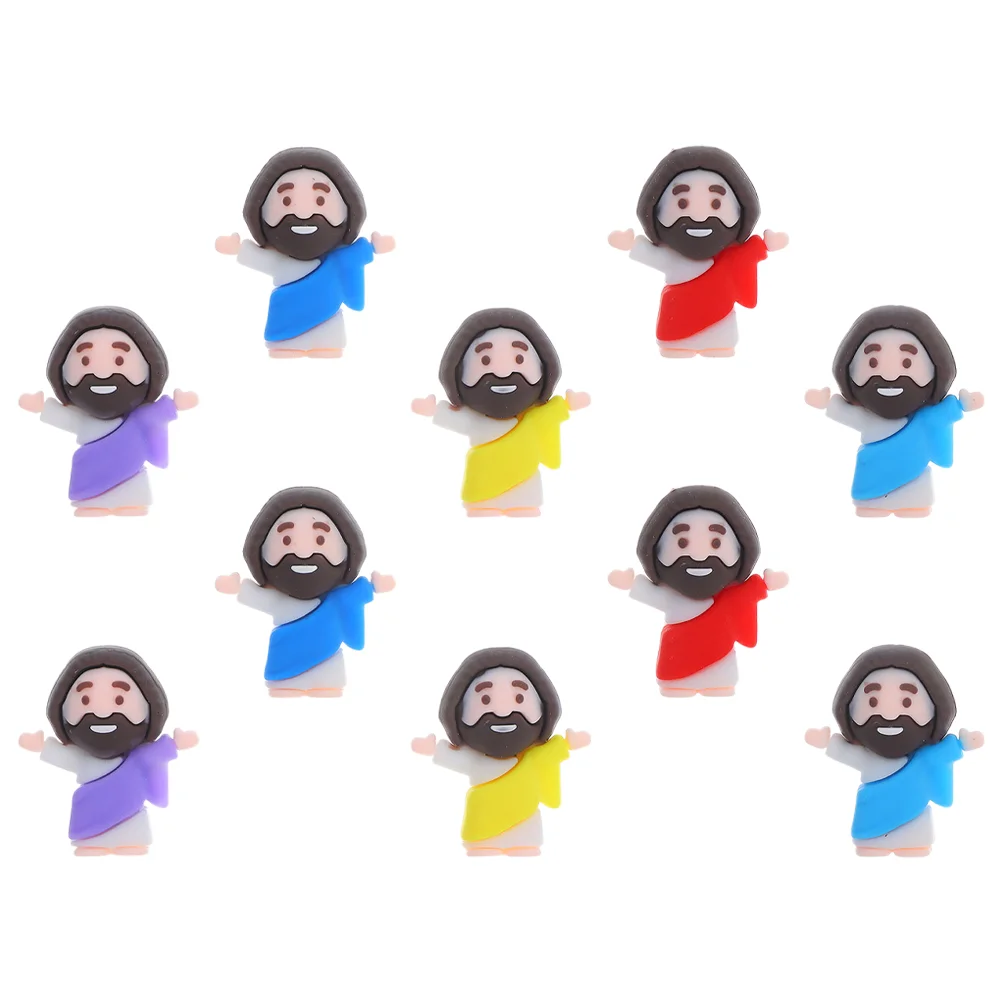 10 Pcs Jesus Statuette Easter Party Favors Girl Dashboard Sky-blue Figurines Mini Figures Office
10 Pcs Jesus Statuette Easter Party Favors Girl Dashboard Sky-blue Figurines Mini Figures Office