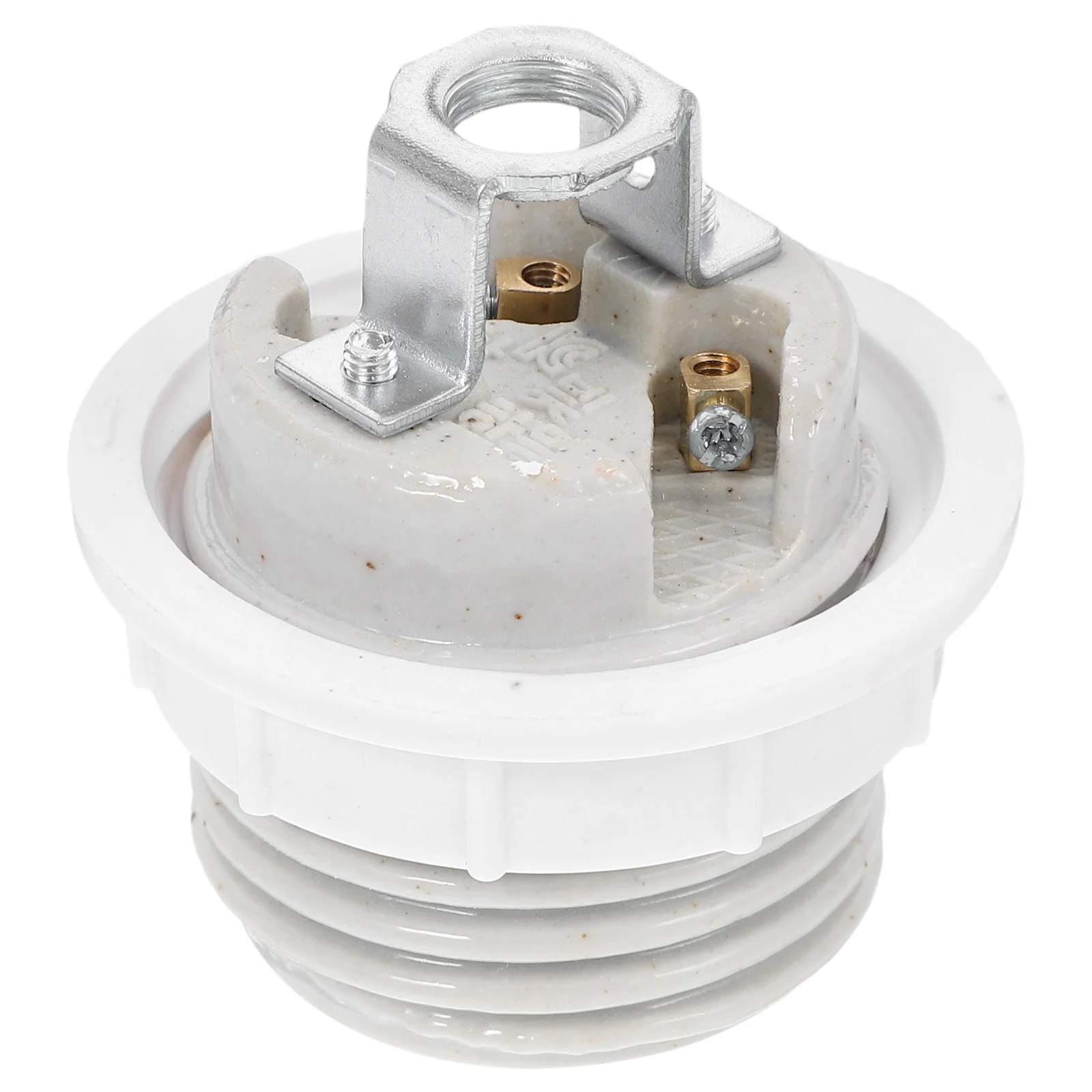 E27 Porcelain Ceramic Light Socket Full Thread Single Ring Lamp Holder Ceiling Fan Chandelier LED Bulb Replacement Light Socket
E27 Porcelain Ceramic Light Socket Full Thread Single Ring Lamp Holder Ceiling Fan Chandelier LED Bulb Replacement Light Socket
