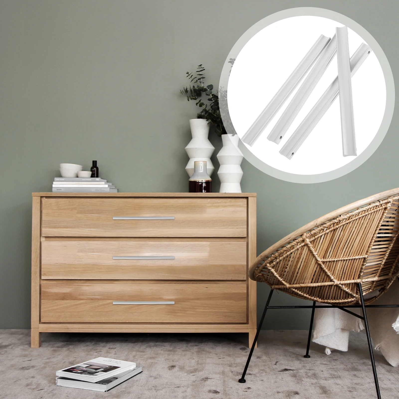 4pcs Cabinet Handles Aluminum Alloy Durable Smooth Drawer Pulls for Kitchen Bathroom Wardrobe Dresser Cabinet Hardware Knobs
4pcs Cabinet Handles Aluminum Alloy Durable Smooth Drawer Pulls for Kitchen Bathroom Wardrobe Dresser Cabinet Hardware Knobs