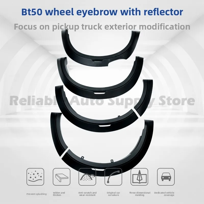 For BT50 Heavy Duty Durable Fender Flares with Reflector Molded Mud Guards for Pickup Truck ABS Body Kits Bumper Protection Side
For BT50 Heavy Duty Durable Fender Flares with Reflector Molded Mud Guards for Pickup Truck ABS Body Kits Bumper Protection Side