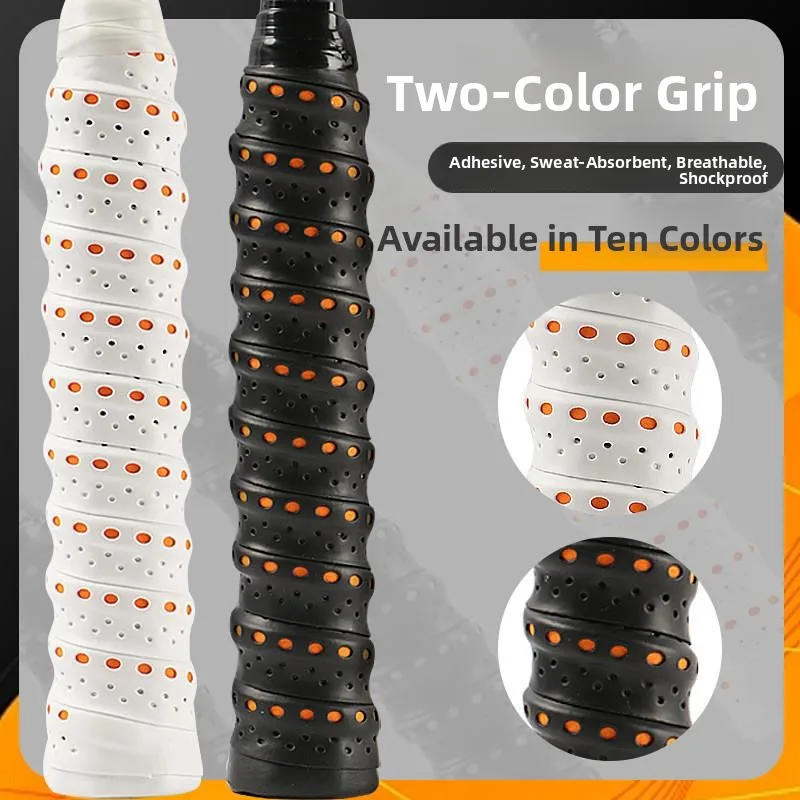 Противоскользящая, влагопоглощающая обмотка для рукоятки ракетки для бадминтона, двухцветная, с перфорацией, пленка для поглощения вибраций, обмотка для рукоятки сетчатой удочки/удилища
Противоскользящая, влагопоглощающая обмотка для рукоятки ракетки для бадминтона, двухцветная, с перфорацией, пленка для поглощения вибраций, обмотка для рукоятки сетчатой удочки/удилища