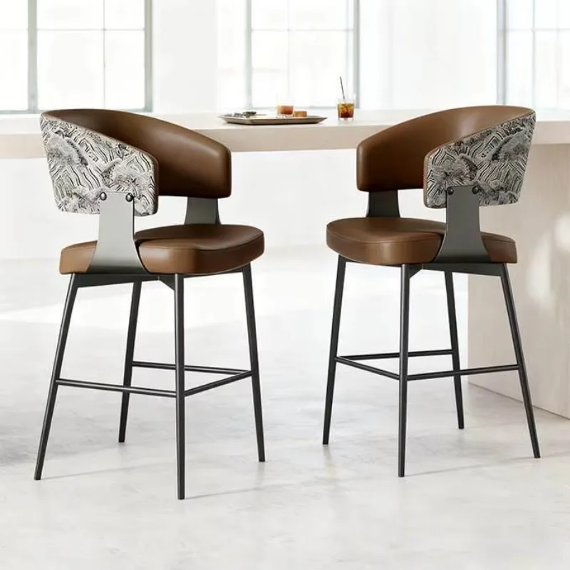 Light luxury style, high-end quality, high chairs, backrests, bar chairs, front desk chairs
Light luxury style, high-end quality, high chairs, backrests, bar chairs, front desk chairs