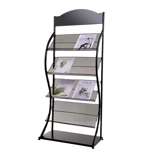 Hot Sale Free Custom Modern Metal Magazine Metal Display Rack Display Stand For Newspaper And Magazine
Hot Sale Free Custom Modern Metal Magazine Metal Display Rack Display Stand For Newspaper And Magazine