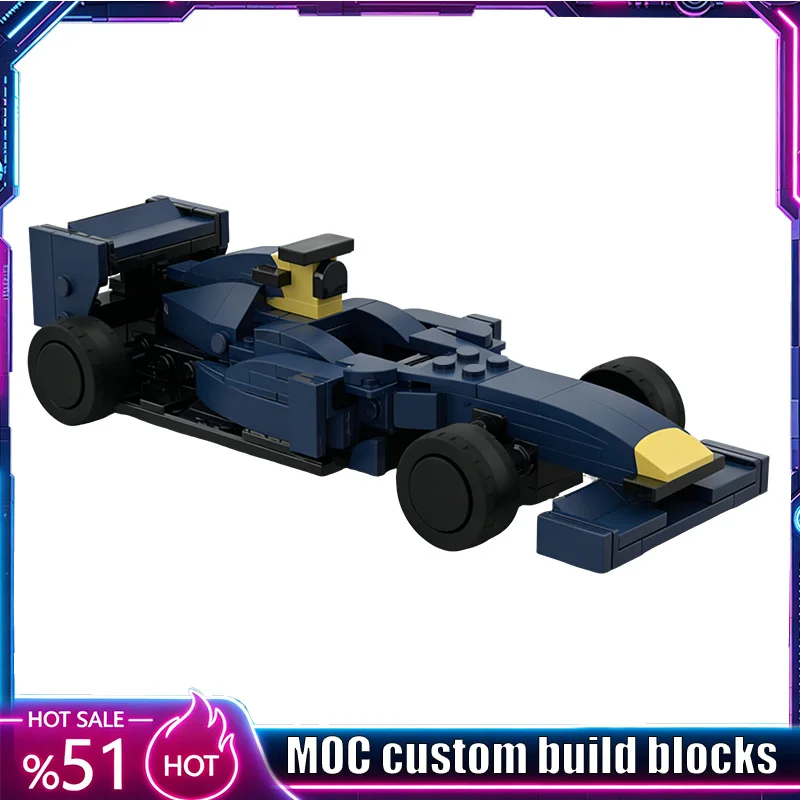 NEW 213 PCS Open Wheel Racing Vehicle Model Custom Puzzle Diy Assembly Building Blocks Sports Vehicle Creative Toy Gift Display
NEW 213 PCS Open Wheel Racing Vehicle Model Custom Puzzle Diy Assembly Building Blocks Sports Vehicle Creative Toy Gift Display