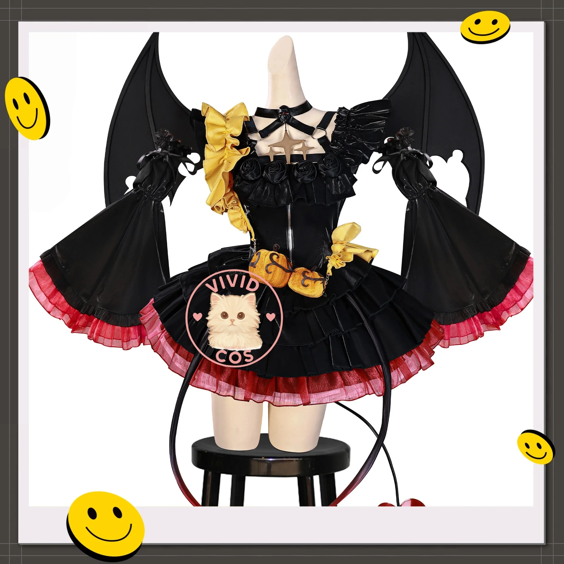 Kasane Teto Little Devil Ver Cosplay Costume Two-dimensional Role-playing As Anime Character with Identical Outfits Cute Dress
Kasane Teto Little Devil Ver Cosplay Costume Two-dimensional Role-playing As Anime Character with Identical Outfits Cute Dress