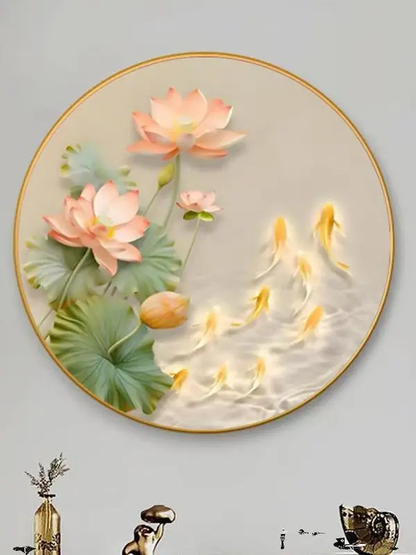 New 2026 Lotus Fish Cross Stitch round Entrance Bedroom Living Room Cotton Fabric Plant Flower Pattern DIY Embroidery Kit
New 2026 Lotus Fish Cross Stitch round Entrance Bedroom Living Room Cotton Fabric Plant Flower Pattern DIY Embroidery Kit