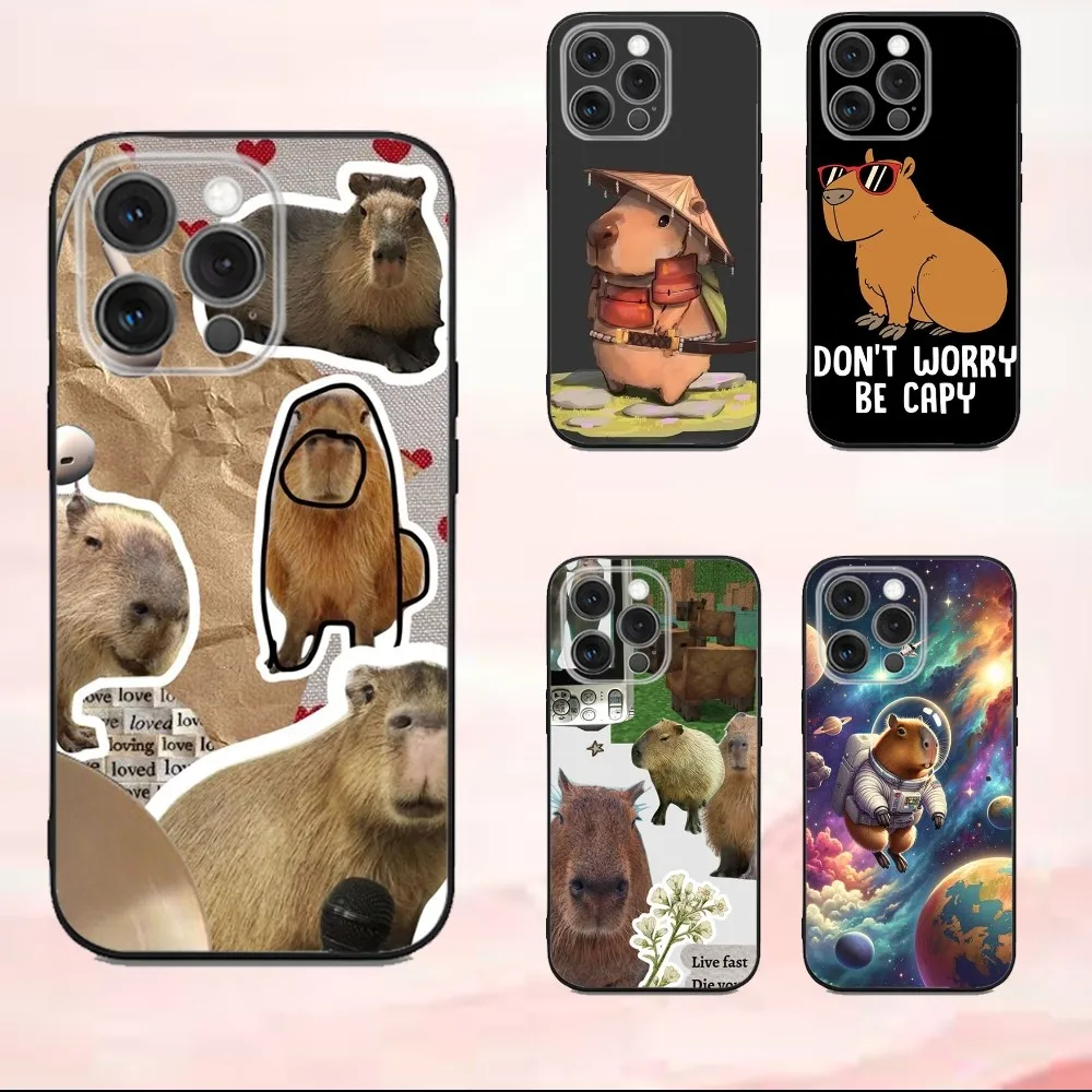 Cute Animal Capybara Phone Case For iPhone16,se4,15,14,13,12,11,Pro,X,XS,Max,XR,Plus,Mini Soft Black Cover
Cute Animal Capybara Phone Case For iPhone16,se4,15,14,13,12,11,Pro,X,XS,Max,XR,Plus,Mini Soft Black Cover