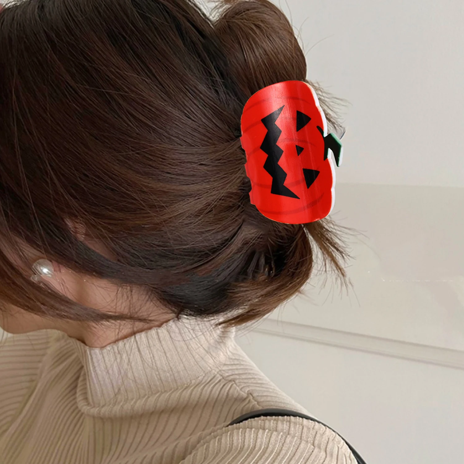 2023 Halloween Geometric Pumpkin Ghost Hair Claw Ponytail Holder Crab Clip Festival Hair Clips For Women Hair Accessories
2023 Halloween Geometric Pumpkin Ghost Hair Claw Ponytail Holder Crab Clip Festival Hair Clips For Women Hair Accessories