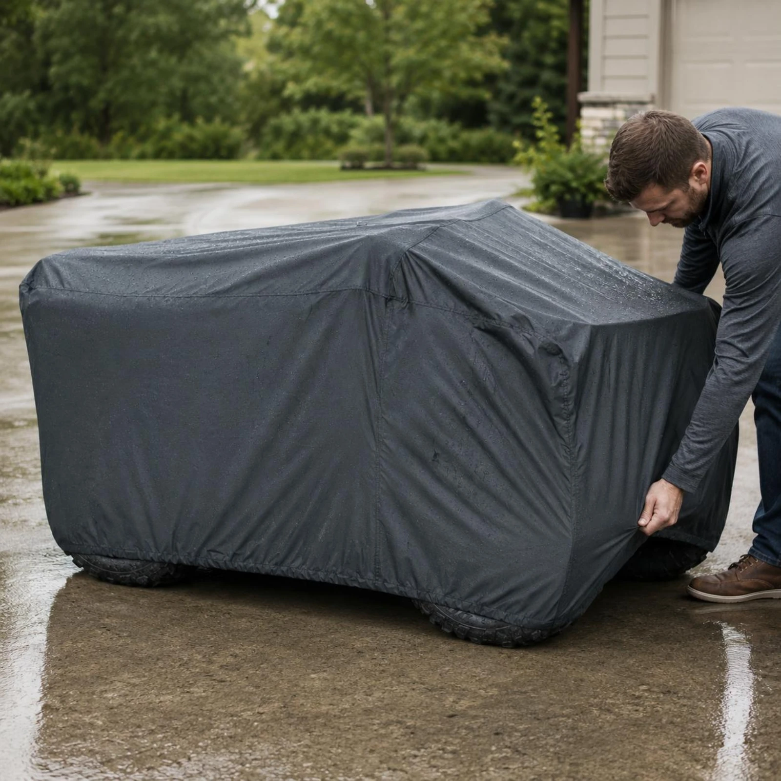 Waterproof ATV Cover 210D Oxford Cloth ATV Cover Weather Guard Snug Fit Automotive Gear Black
Waterproof ATV Cover 210D Oxford Cloth ATV Cover Weather Guard Snug Fit Automotive Gear Black