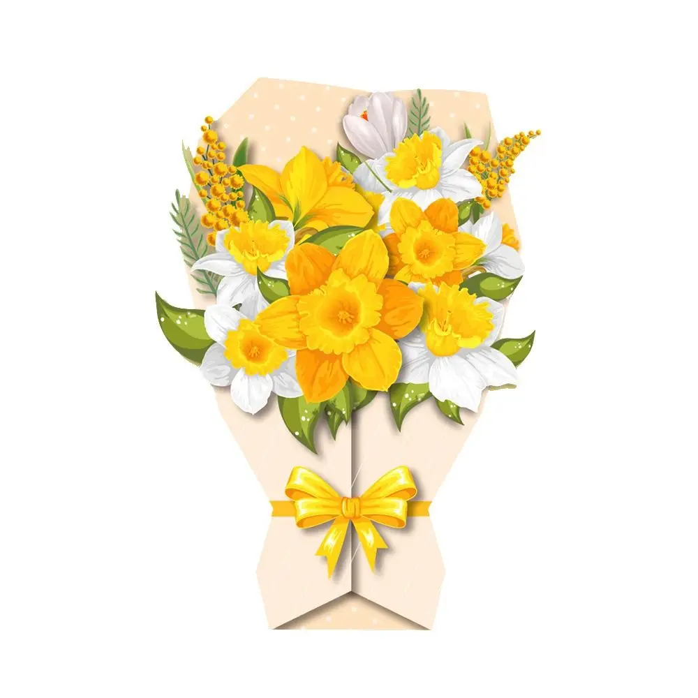 3D Thanks Flowers Postcard Sunflower/Rose/Carnation Paper Craft Flower Bouquet Greeting Card Exquisite DIY Greeting Card
3D Thanks Flowers Postcard Sunflower/Rose/Carnation Paper Craft Flower Bouquet Greeting Card Exquisite DIY Greeting Card