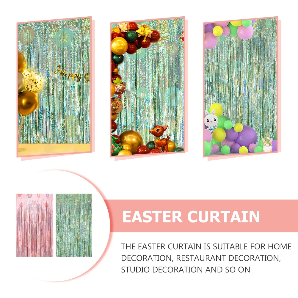 2Pcs Easter Festival Background Pendant Exquisite Hanging Curtain Decorative Party Home Office Wall Decor Fringe Backdrop
2Pcs Easter Festival Background Pendant Exquisite Hanging Curtain Decorative Party Home Office Wall Decor Fringe Backdrop