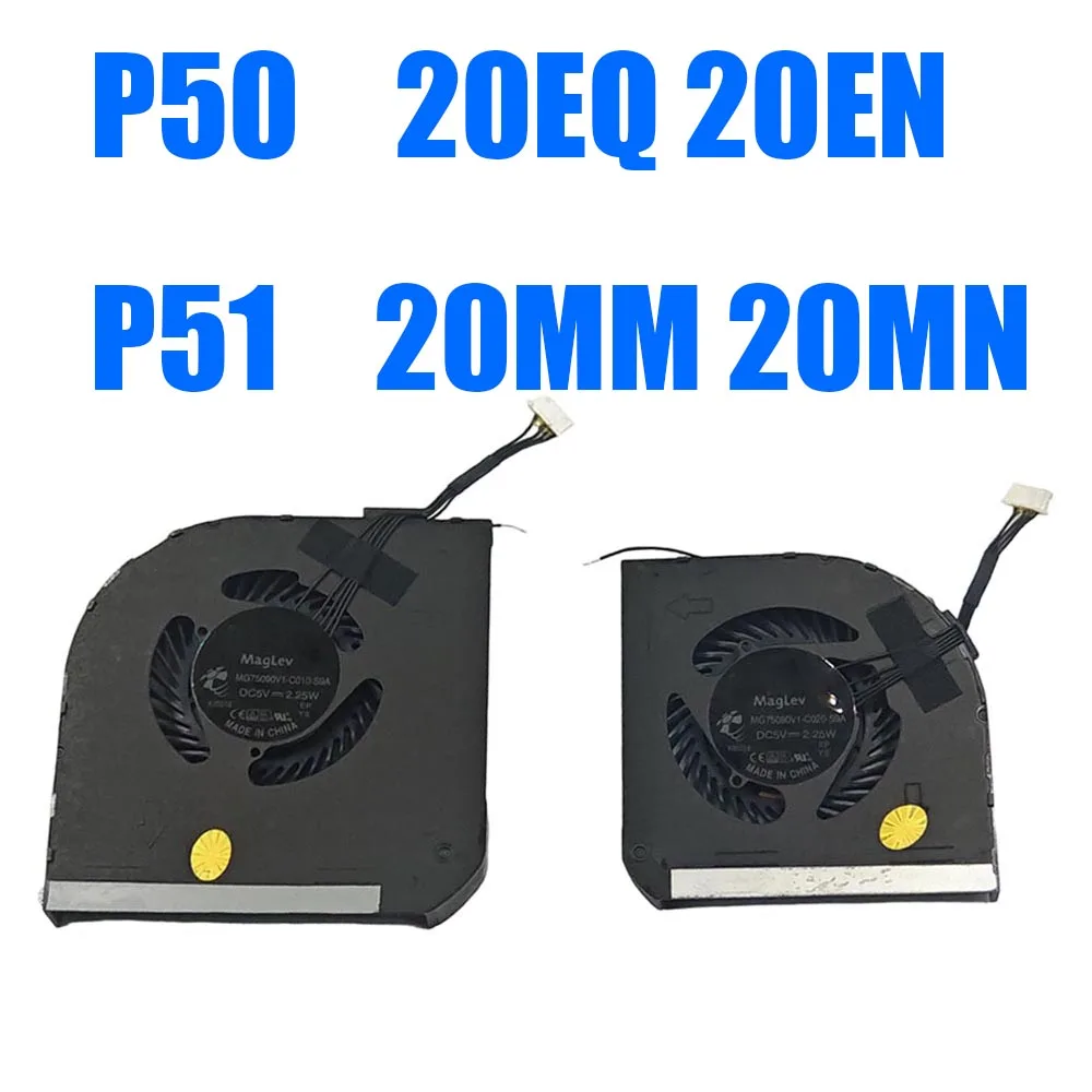 For Lenovo For ThinkPad P50 20EQ 20EN / P51 20MM 20MN MG75090V1-C010-S9A MG75090V1-C020-S9A DC5V Laptop Fan
For Lenovo For ThinkPad P50 20EQ 20EN / P51 20MM 20MN MG75090V1-C010-S9A MG75090V1-C020-S9A DC5V Laptop Fan