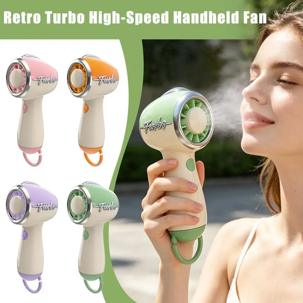 Retro Turbo Handheld Mini Fan, 1200mAh USB Rechargeable Strong Cooling Portable Fan, Silent Personal Air Cooler for Outdoor
Retro Turbo Handheld Mini Fan, 1200mAh USB Rechargeable Strong Cooling Portable Fan, Silent Personal Air Cooler for Outdoor
