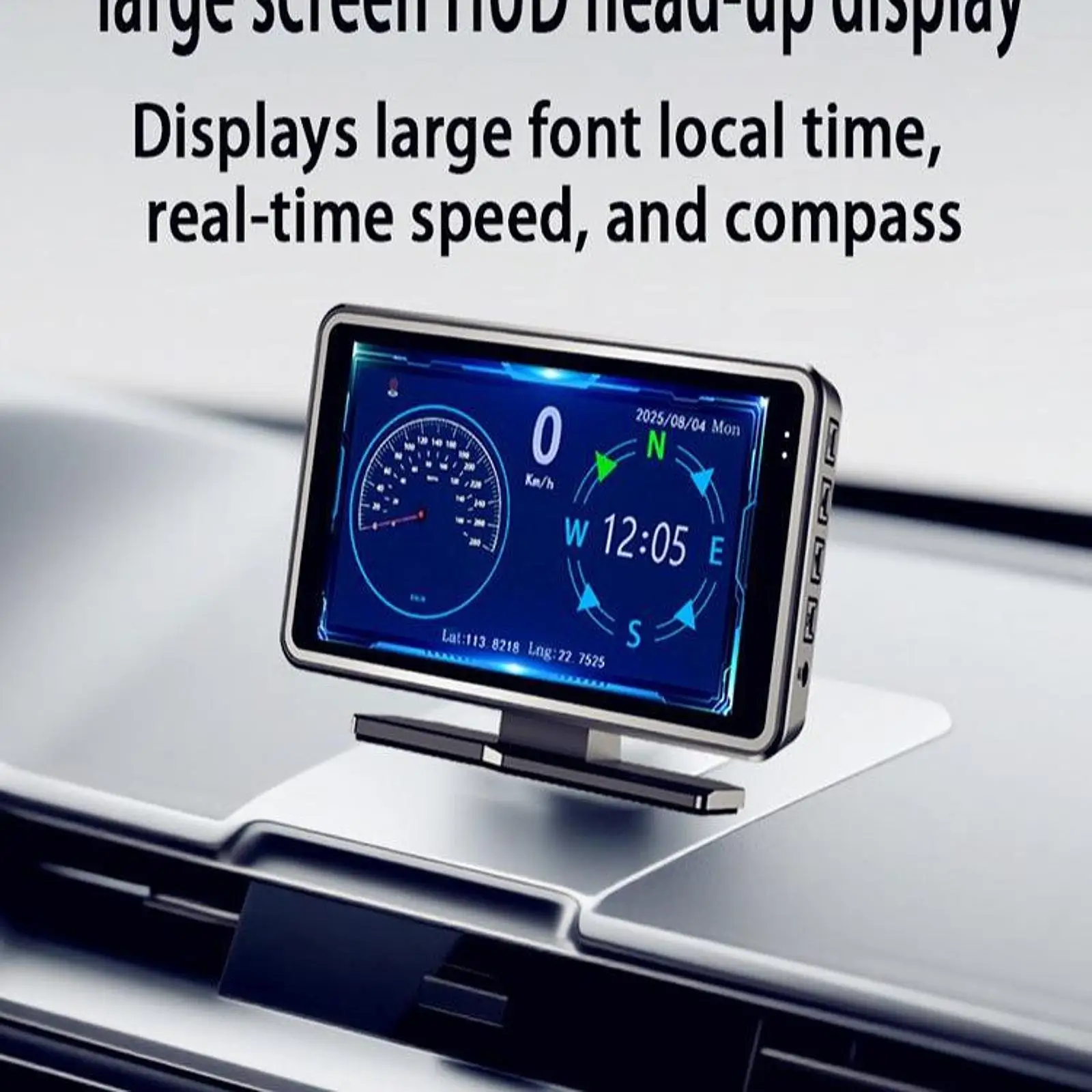 Car Head Up Display 1080P Dash Cam Integrated GPS Speedometer Universal Digital Panel for Car Night View Navigation
Car Head Up Display 1080P Dash Cam Integrated GPS Speedometer Universal Digital Panel for Car Night View Navigation